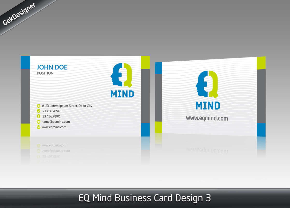 Business Card Design by gekgrfx for this project | Design #1299505