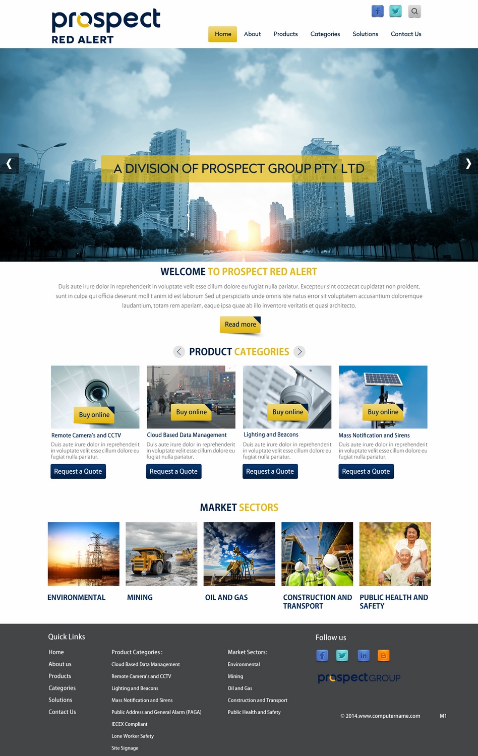 Wordpress Design by pb for Mine Signs | Design #4653348