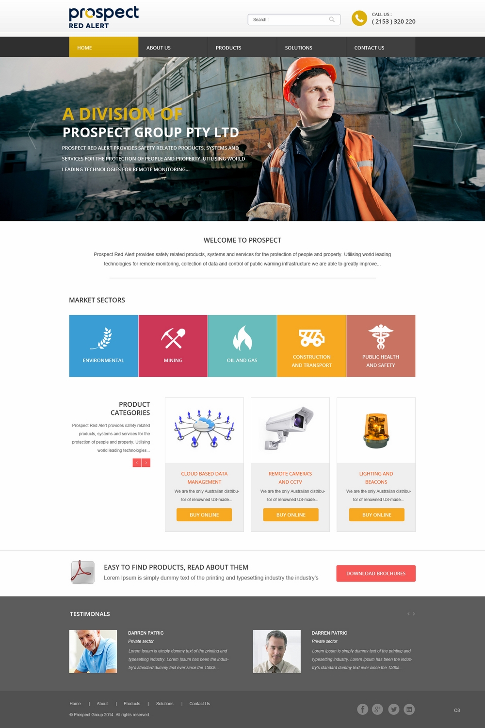 Wordpress Design by pb for Mine Signs | Design #4653356