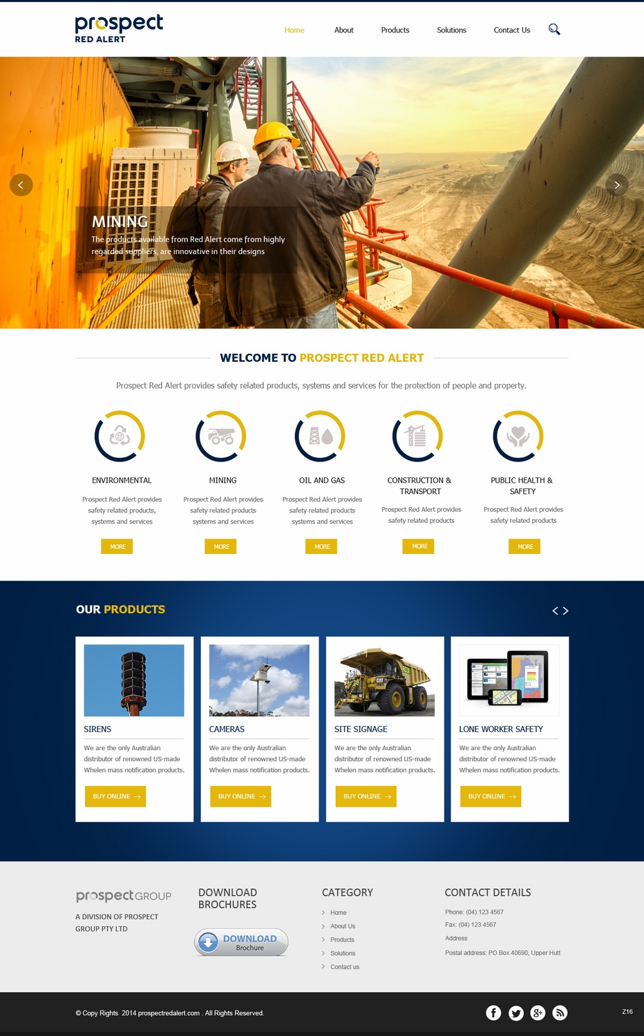 Wordpress Design by pb for Mine Signs | Design #4653405