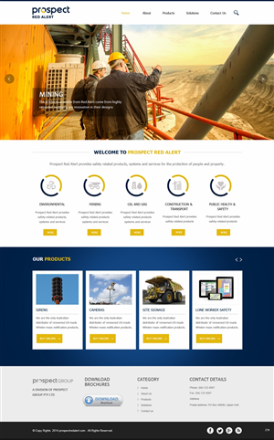 Diseño Wordpress por pb para Mine Signs | Diseño: #4653405