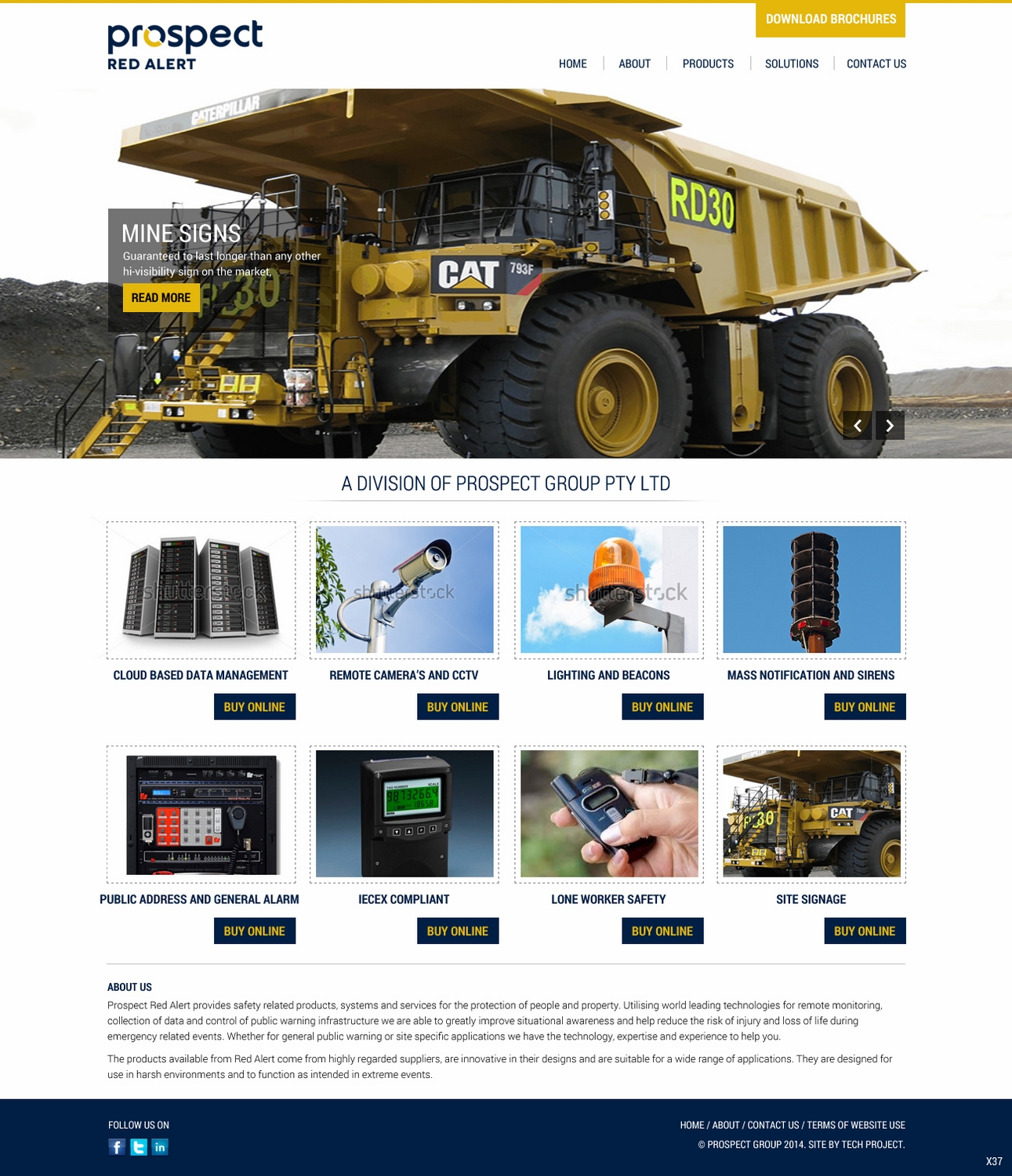 Wordpress Design by pb for Mine Signs | Design #4653423