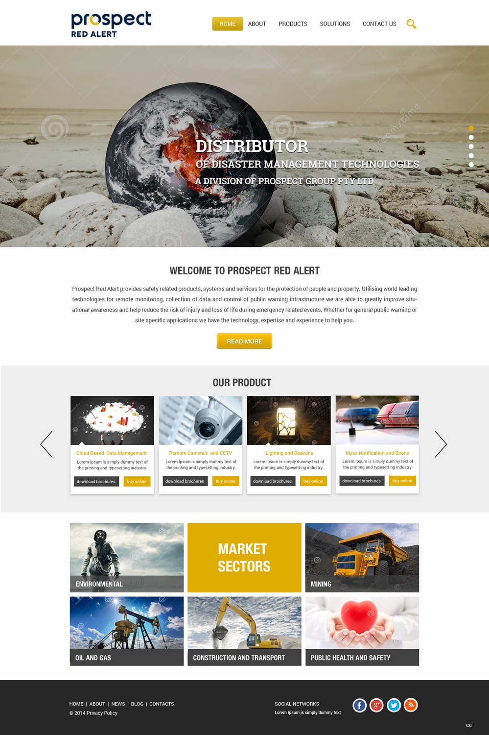 Wordpress Design by pb for Mine Signs | Design #4653446