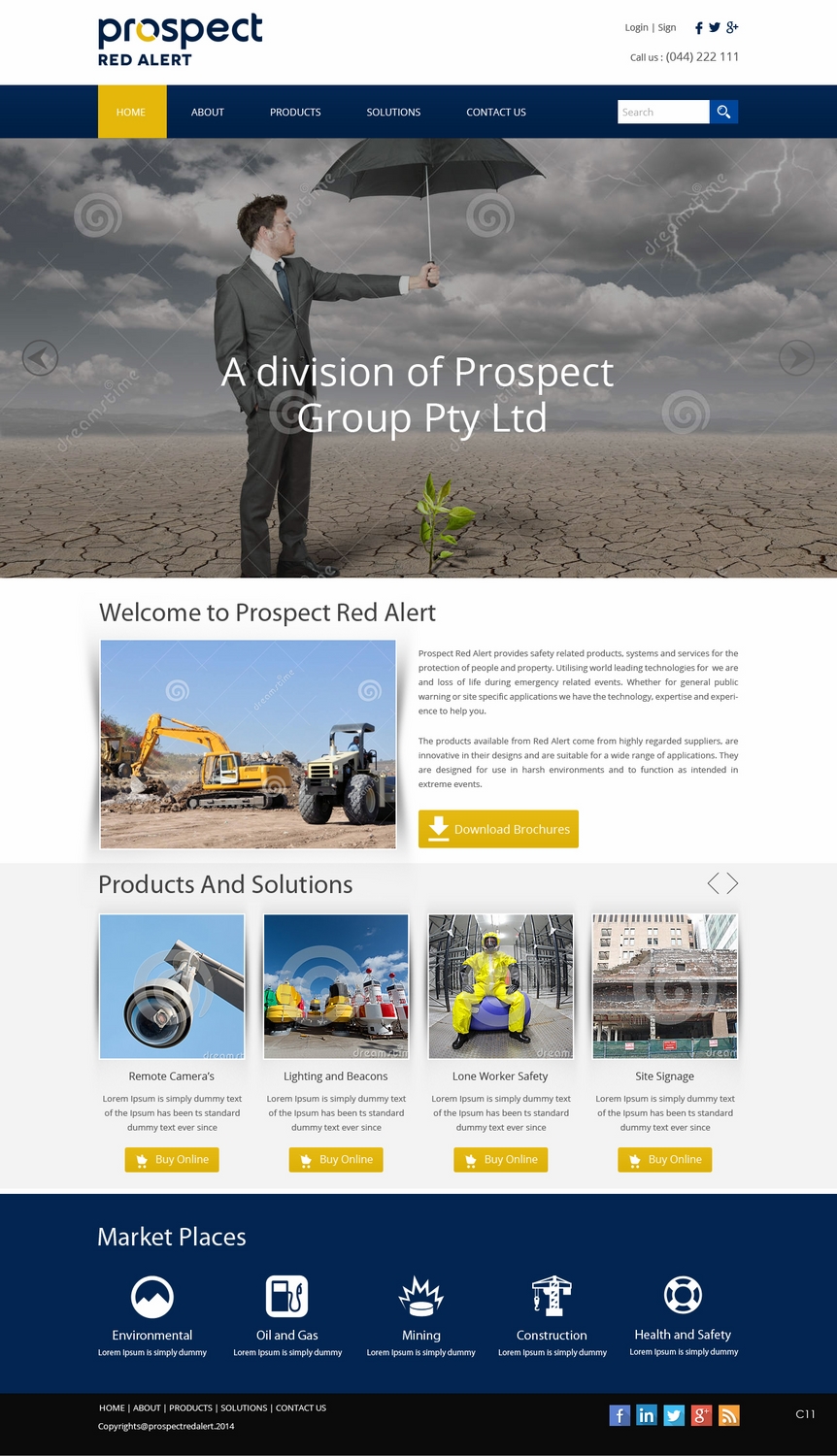 Wordpress Design by pb for Mine Signs | Design #4663431