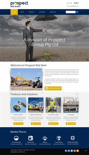 Wordpress Design by pb for Mine Signs | Design: #4663431
