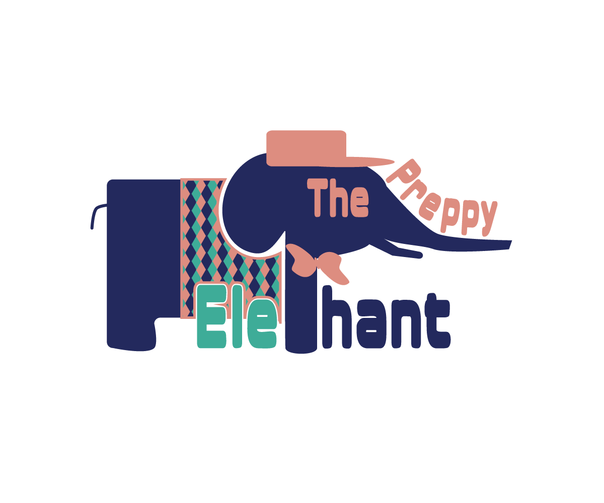 Logo Design by slurquilla for The Preppy Elephant | Design #4585816