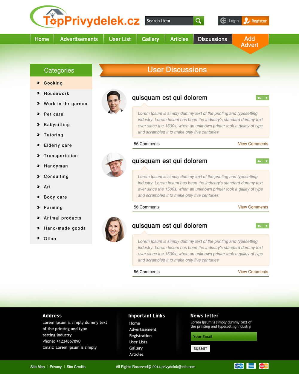 Web Design by Wings on web for Rodovid s.r.o. | tax payer number (ICO): 02782243 | Design #4831211