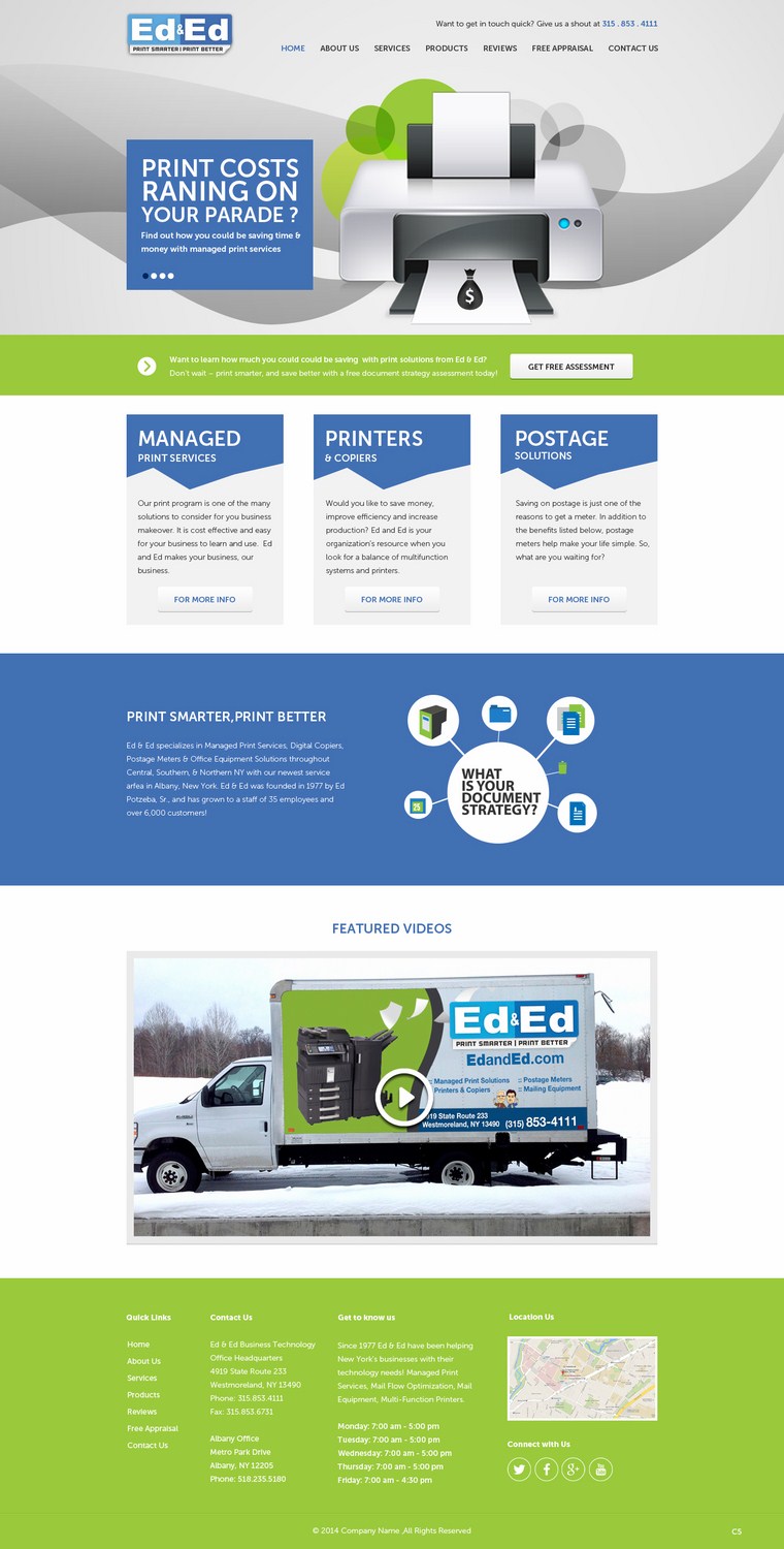 Web Design by pb for Ed & Ed Business Technology, Inc. | Design #4573229