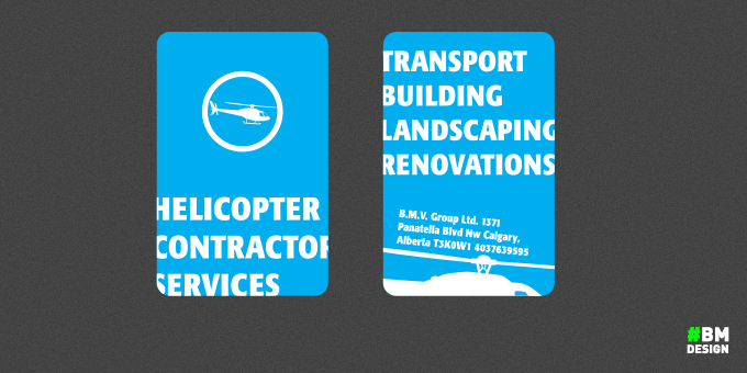 Business Card Design by bm for B.M.V. Group Ltd. | Design #4592862