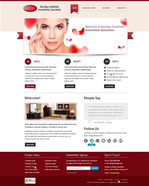Web-Design von Daniel Matusiak für Bendigo Goldfields Anaesthetic Specialists | Design: #1356282