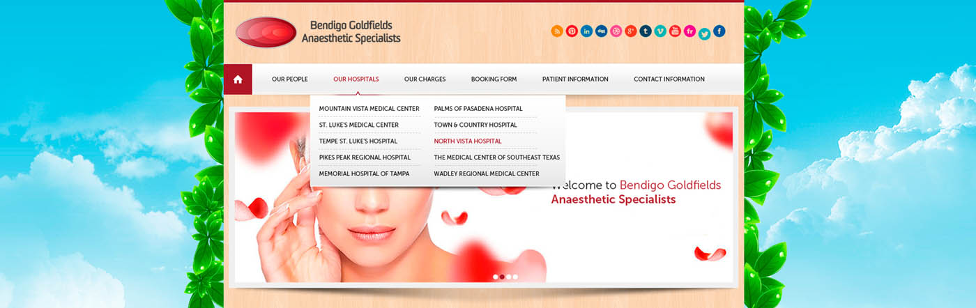 Web-Design von Daniel Matusiak für Bendigo Goldfields Anaesthetic Specialists | Design #1366304