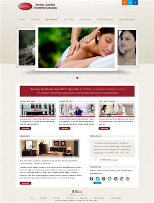 Web-Design von Daniel Matusiak für Bendigo Goldfields Anaesthetic Specialists | Design: #1373856
