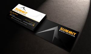 Summit Mining Solutions Business Card | Visitenkarten-Design von MT
