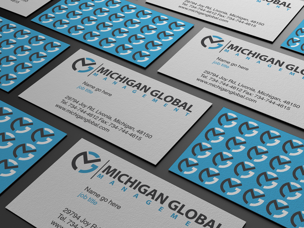 Business Card Design by A DESIGN FOR YOU for Michigan global | Design #1309254