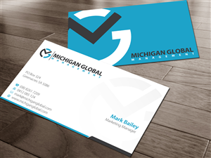 Visitenkarten-Design von Nila für Michigan global | Design: #1294079