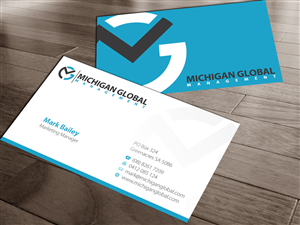 Visitenkarten-Design von Nila für Michigan global | Design: #1294125