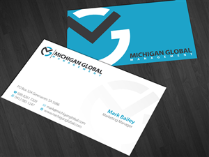Visitenkarten-Design von Nila für Michigan global | Design: #1296788