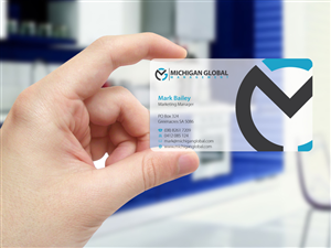 Visitenkarten-Design von Nila für Michigan global | Design: #1296848