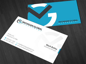 Visitenkarten-Design von Nila für Michigan global | Design: #1297032