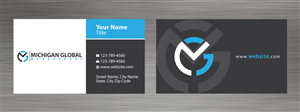 Visitenkarten-Design von Sbss für Michigan global | Design: #1300010