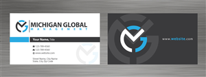 Visitenkarten-Design von Sbss für Michigan global | Design: #1300015