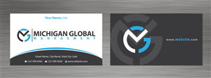 Visitenkarten-Design von Sbss für Michigan global | Design: #1300018