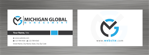 Visitenkarten-Design von Sbss für Michigan global | Design: #1300033