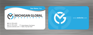 Visitenkarten-Design von Sbss für Michigan global | Design: #1300035