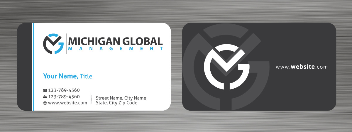 Visitenkarten-Design von Sbss für Michigan global | Design #1300036