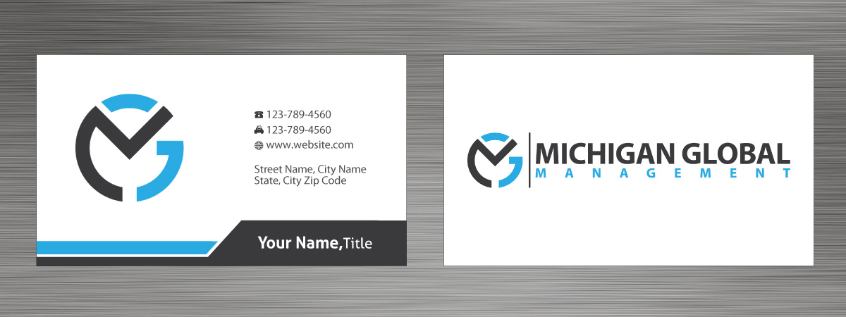 Visitenkarten-Design von Sbss für Michigan global | Design #1300039
