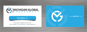 Visitenkarten-Design von Sbss für Michigan global | Design: #1300045