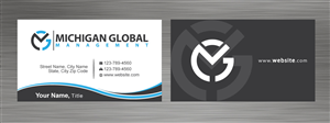 Visitenkarten-Design von Sbss für Michigan global | Design: #1300050