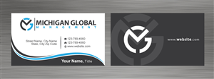 Visitenkarten-Design von Sbss für Michigan global | Design: #1300051