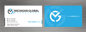 Business Card Design by Sbss for Michigan global | Design: #1300052