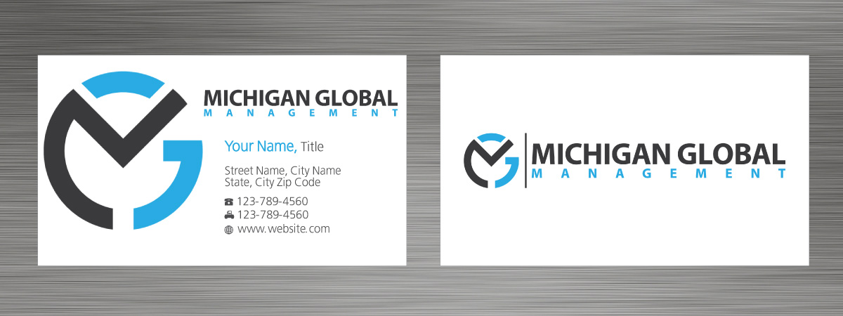 Visitenkarten-Design von Sbss für Michigan global | Design #1300055
