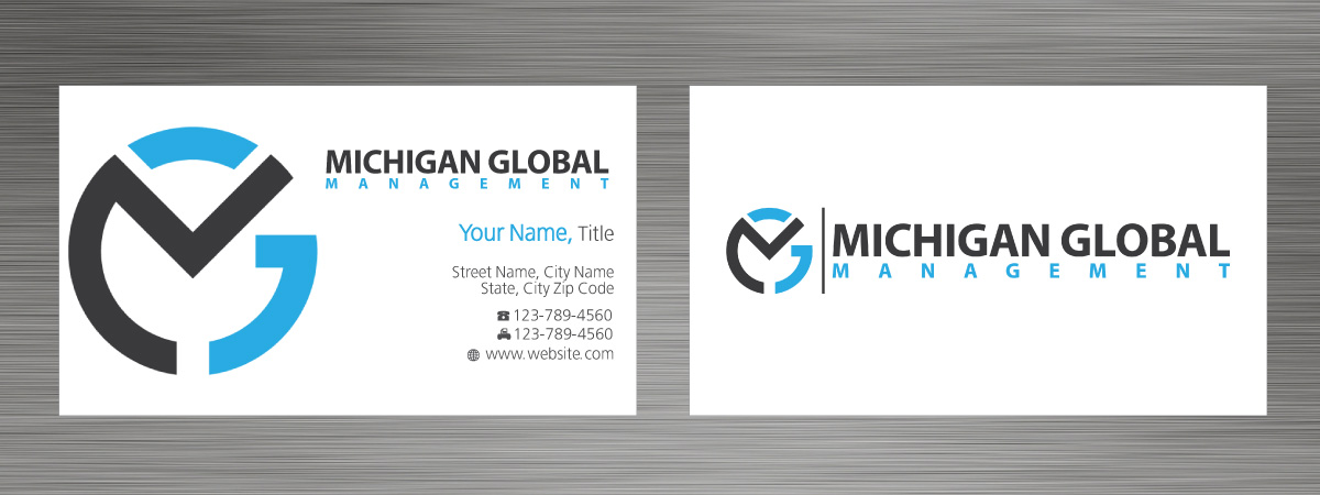 Visitenkarten-Design von Sbss für Michigan global | Design #1300056