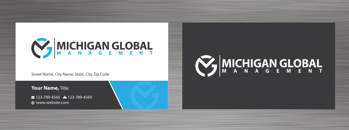 Visitenkarten-Design von Sbss für Michigan global | Design #1300312