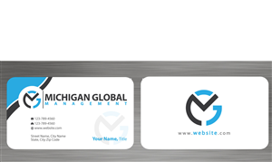 Business Card Design by Sbss for Michigan global | Design: #1300313