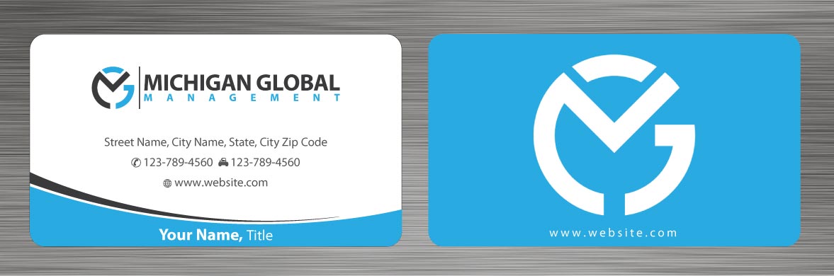 Business Card Design by Sbss for Michigan global | Design #1300457