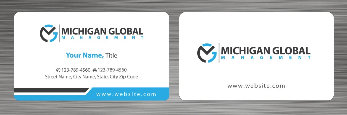 Business Card Design by Sbss for Michigan global | Design #1300460