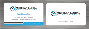 Business Card Design by Sbss for Michigan global | Design: #1300460