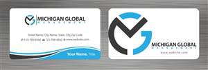 Business Card Design by Sbss for Michigan global | Design: #1300462