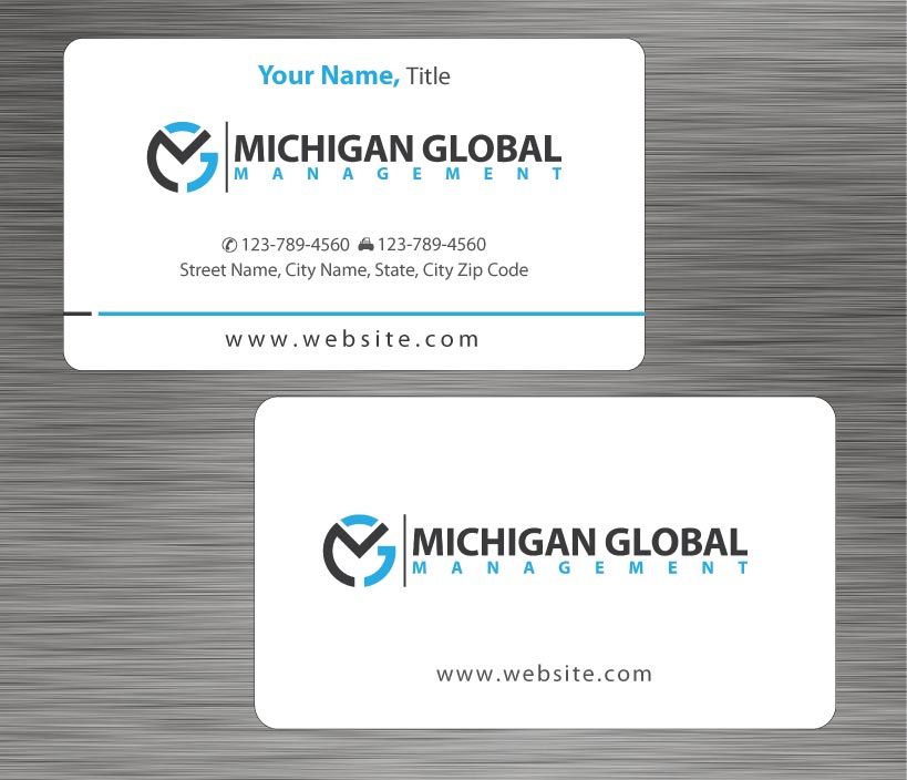 Business Card Design by Sbss for Michigan global | Design #1300465