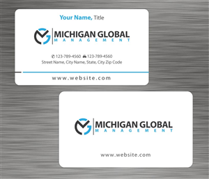 Business Card Design by Sbss for Michigan global | Design: #1300465