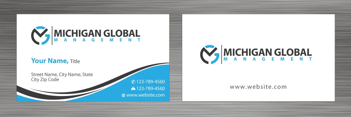 Business Card Design by Sbss for Michigan global | Design #1300467