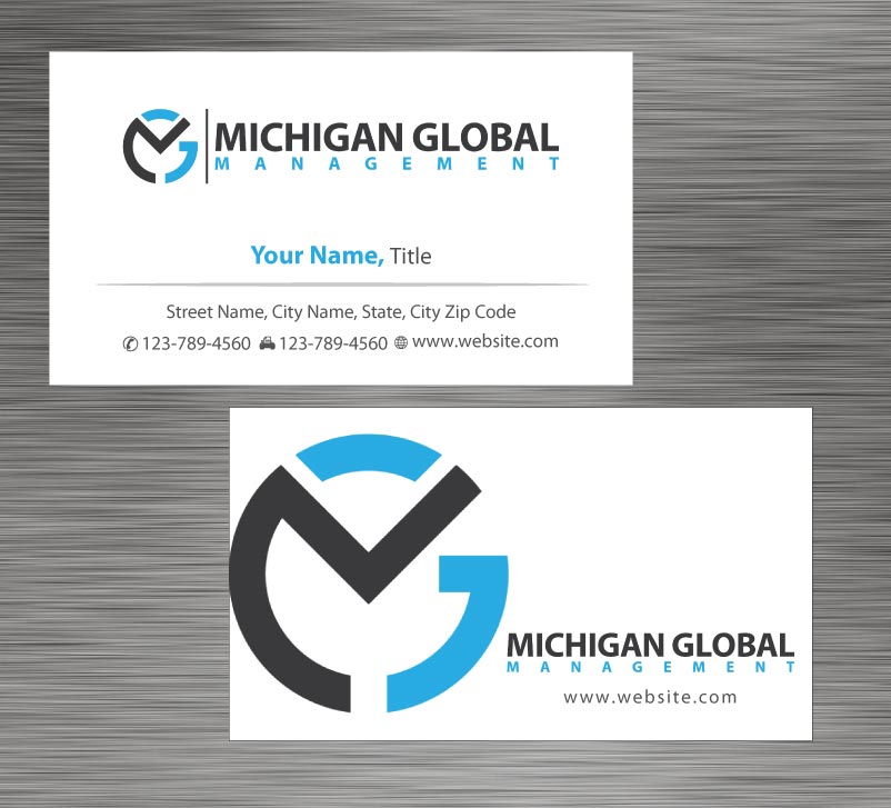 Business Card Design by Sbss for Michigan global | Design #1300491