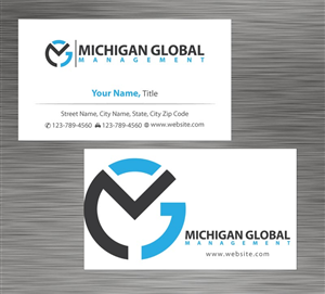 Business Card Design by Sbss for Michigan global | Design: #1300491