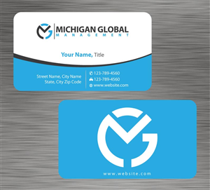 Business Card Design by Sbss for Michigan global | Design: #1300494