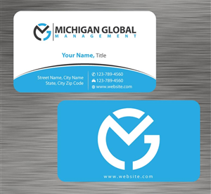 Business Card Design by Sbss for Michigan global | Design: #1300496