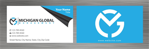 Business Card Design by Sbss for Michigan global | Design: #1300497